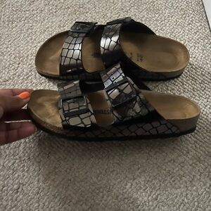 Snakeskin Birkenstocks Size 10